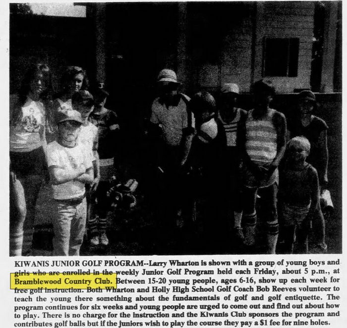 Bramblewood Country Club - Jul 20 1978 Article